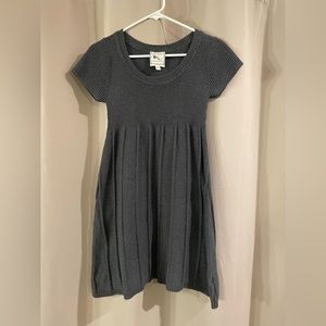 Women’s Gray Pink Rose Sweater Dress
